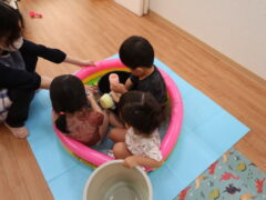 水遊び