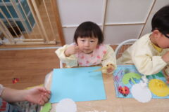 身体測定・お絵描き