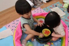 水遊び