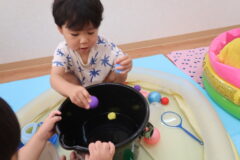 水遊び